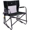 imageGCI OUTDOOR Freestyle Rocker Portable Folding Rocking Chair Outdoor Camping Chair with Side TableBlack