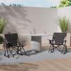 imageGCI OUTDOOR Kickback Rocker Outdoor Rocking Chair with Beverage HolderGrey