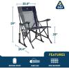 imageGCI OUTDOOR Roadtrip Rocker Collapsible Rocking Chair ampamp Outdoor Camping Chair  Indigo