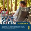 imageGCI OUTDOOR Roadtrip Rocker Collapsible Rocking Chair ampamp Outdoor Camping Chair  Indigo