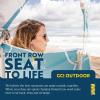imageGCI OUTDOOR Waterside Pod Rocker Outdoor Rocking Chair with Sunshade CanopyPod Rocker with SunShade Beach