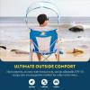 imageGCI Outdoor Comfort Pro Rocker Collapsible Rocking Chair ampamp Outdoor Camping Chair Indigo BlueSaybrook