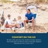 imageGCI Outdoor Comfort Pro Rocker Collapsible Rocking Chair ampamp Outdoor Camping Chair Indigo BlueSaybrook