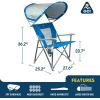 imageGCI Outdoor Comfort Pro Rocker Collapsible Rocking Chair ampamp Outdoor Camping Chair Indigo BlueSaybrook
