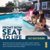 imageGCI Outdoor Comfort Pro Rocker Collapsible Rocking Chair ampamp Outdoor Camping Chair Indigo BlueSweet Tea