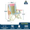 imageGCI Outdoor Comfort Pro Rocker Collapsible Rocking Chair ampamp Outdoor Camping Chair Indigo BlueSweet Tea