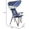 imageGCI Outdoor Eazy Chair Folding Camp Chair with Adjustable SunShade