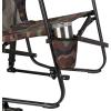 imageGCI Outdoor FirePit Rocker LowRide Outdoor Rocking Chair with Beverage Holder