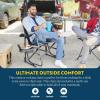 imageGCI Outdoor FirePit Rocker LowRide Outdoor Rocking Chair with Beverage HolderBlack