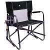 imageGCI Outdoor FirePit Rocker LowRide Outdoor Rocking Chair with Beverage HolderBlack