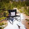 imageGCI Outdoor FirePit Rocker LowRide Outdoor Rocking Chair with Beverage HolderBlack