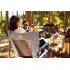 imageGCI Outdoor FirePit Rocker LowRide Outdoor Rocking Chair with Beverage HolderGrey