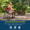 imageGCI Outdoor FirePit Rocker LowRide Outdoor Rocking Chair with Beverage HolderGrey