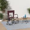 imageGCI Outdoor FirePit Rocker LowRide Outdoor Rocking Chair with Beverage HolderRed