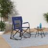 imageGCI Outdoor FirePit Rocker LowRide Outdoor Rocking Chair with Beverage HolderRoyal Blue