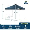 imageGCI Outdoor LevrUp Pop Up Canopy Tent 10x10 Mercury GrayRoyal