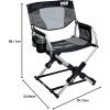imageGCI Outdoor Pico Arm Chair Outdoor Folding Camping Chair With Carry BagMercury Grey