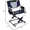 imageGCI Outdoor Pico Arm Chair Outdoor Folding Camping Chair With Carry BagRoyal Blue
