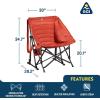 imageGCI Outdoor Pod Rocker Outdoor Rocking Chair with SunShade CanopyHunter