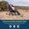 imageGCI Outdoor Pod Rocker Outdoor Rocking Chair with SunShade CanopyHunter