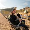 imageGCI Outdoor Pod Rocker Outdoor Rocking Chair with SunShade CanopyLoden Green