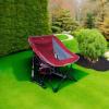 imageGCI Outdoor Pod Rocker Outdoor Rocking Chair with SunShade CanopyRed