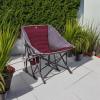 imageGCI Outdoor Pod Rocker Outdoor Rocking Chair with SunShade CanopyRed