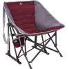 imageGCI Outdoor Pod Rocker Outdoor Rocking Chair with SunShade CanopyRed