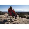 imageGCI Outdoor Pod Rocker Outdoor Rocking Chair with SunShade CanopyRed