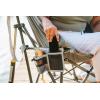 imageGCI Outdoor Pod Rocker Outdoor Rocking Chair with SunShade CanopyRed