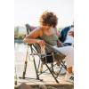imageGCI Outdoor Pod Rocker Outdoor Rocking Chair with SunShade CanopyRed