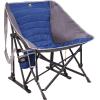 imageGCI Outdoor Pod Rocker Outdoor Rocking Chair with SunShade CanopyRoyal Blue