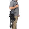 imageGCI Outdoor QuikESeat  Portable Folding Tripod Chair with Drink Holder and Padded Lumbar Support  Black