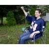 imageGCI Outdoor SlimFold Event Outdoor Folding Chair Camping Chair With Side TableRoyal Blue