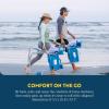 imageGCI Outdoor Waterside Beach Rocker Folding Beach Chair ampamp Portable Rocking Chair Saybrook Blue