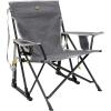 imageGCI OUTDOOR Kickback Rocker Outdoor Rocking Chair with Beverage HolderGrey