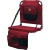 imageGCI Outdoor BleacherBack Lumbar Stadium Chair With Padded BackrestRed
