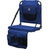 imageGCI Outdoor BleacherBack Lumbar Stadium Chair With Padded BackrestRoyal Blue