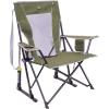 imageGCI Outdoor Comfort Pro Rocker Collapsible Rocking Chair ampamp Outdoor Camping Chair Indigo BlueLoden Green