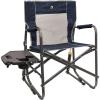 imageGCI Outdoor FirePit Rocker LowRide Outdoor Rocking Chair with Beverage HolderHeathered Indigo