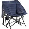 imageGCI Outdoor Pod Rocker Outdoor Rocking Chair with SunShade CanopyNavy