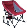 imageGCI Outdoor Pod Rocker Outdoor Rocking Chair with SunShade CanopyRed