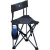 imageGCI Outdoor QuikESeat  Portable Folding Tripod Chair with Drink Holder and Padded Lumbar Support  Black