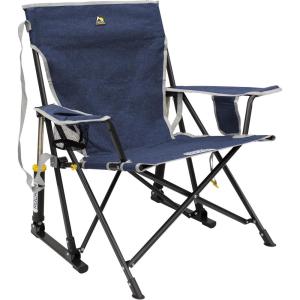imageGCI OUTDOOR Kickback Rocker Outdoor Rocking Chair with Beverage HolderIndigo Blue