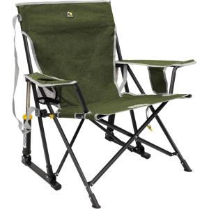 imageGCI OUTDOOR Kickback Rocker Outdoor Rocking Chair with Beverage HolderLoden Green