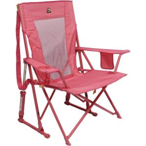 imageGCI Outdoor Comfort Pro Rocker Collapsible Rocking Chair ampamp Outdoor Camping Chair Indigo BlueBlush