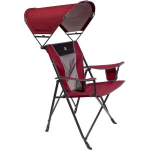 imageGCI Outdoor Comfort Pro Rocker Collapsible Rocking Chair ampamp Outdoor Camping Chair Indigo BlueCinnamon Red