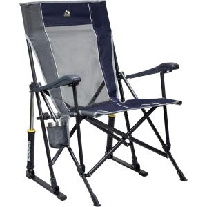 imageGCI Outdoor Comfort Pro Rocker Collapsible Rocking Chair ampamp Outdoor Camping Chair Indigo BlueMidnight