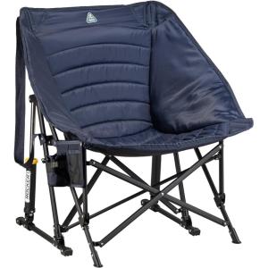 imageGCI Outdoor Pod Rocker Outdoor Rocking Chair with SunShade CanopyNavy