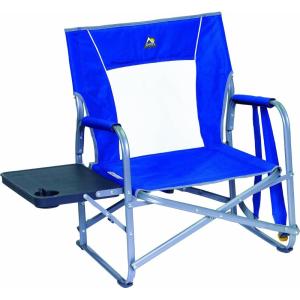 imageGCI Outdoor SlimFold Event Outdoor Folding Chair Camping Chair With Side TableRoyal Blue